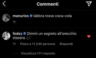 manu rios cita orietta berti e fedez risponde