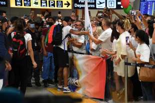 marcell jacobs accolto da star a fiumicino 14