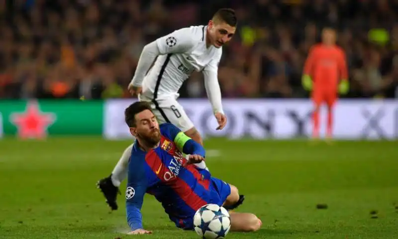 marco verratti contro leo messi