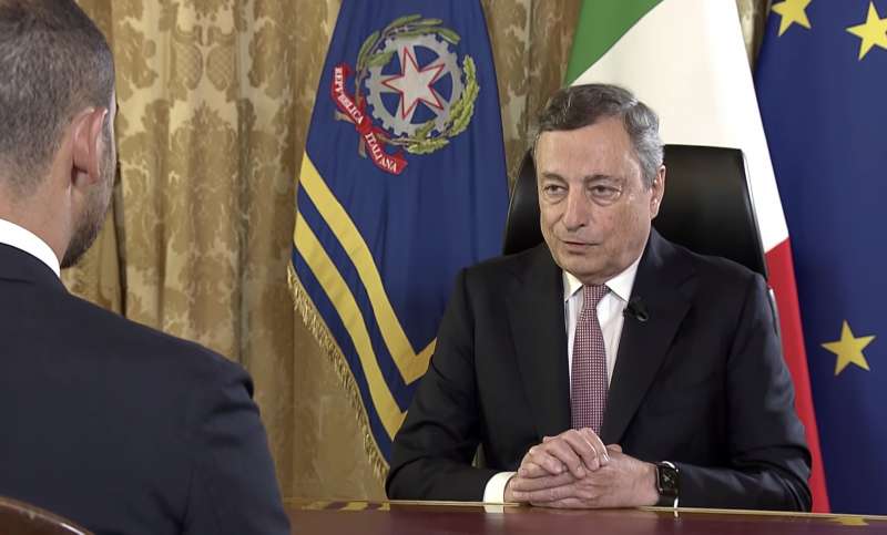 mario draghi intervista tg1 4