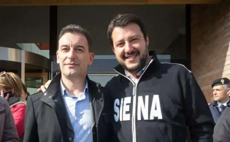 MAURIZIO MONTIGIANI MATTEO SALVINI 