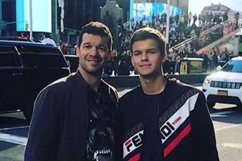 Michael Ballack con il figlio Emilio