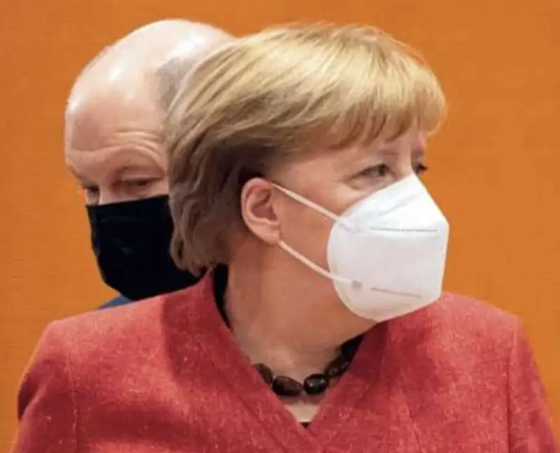 OLAF SCHOLZ ANGELA MERKEL