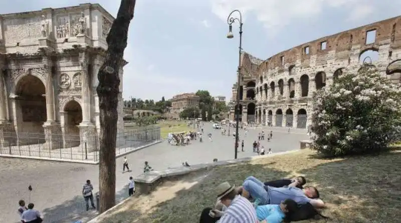 ONDATA DI CALDO A ROMA 