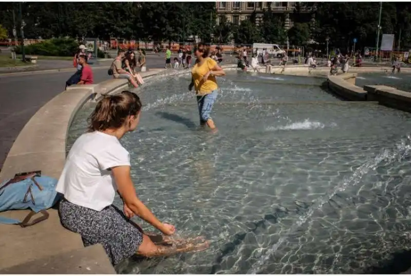 ONDATA DI CALDO A ROMA 