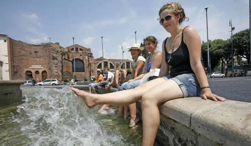 ONDATA DI CALDO A ROMA 