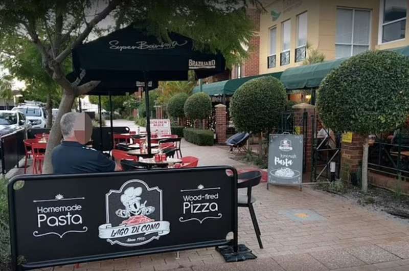 ristorante pizzeria lago di como a perth australia