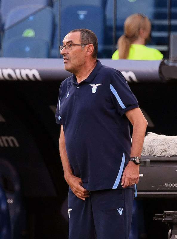 maurizio sarri si gratta le palle foto mezzelani gmt066