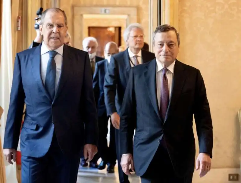 sergei lavrov mario draghi  4