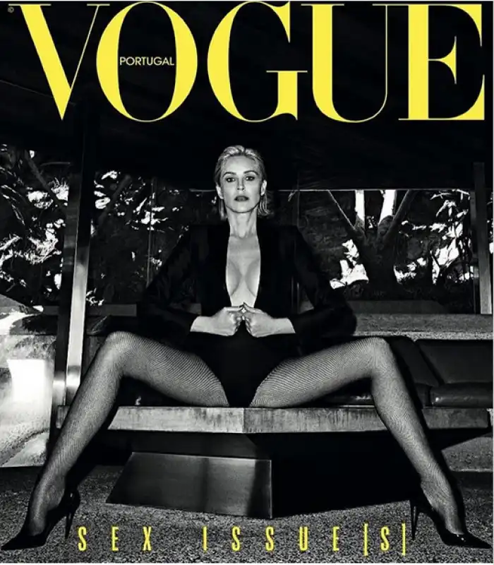 sharon stone vogue 2019