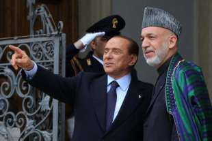 SILVIO BERLUSCONI HAMID KARZAI