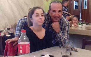 simona cavallaro con il padre