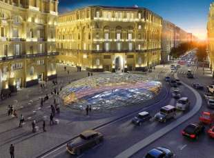 Stazione Duomo di Napoli rendering 3