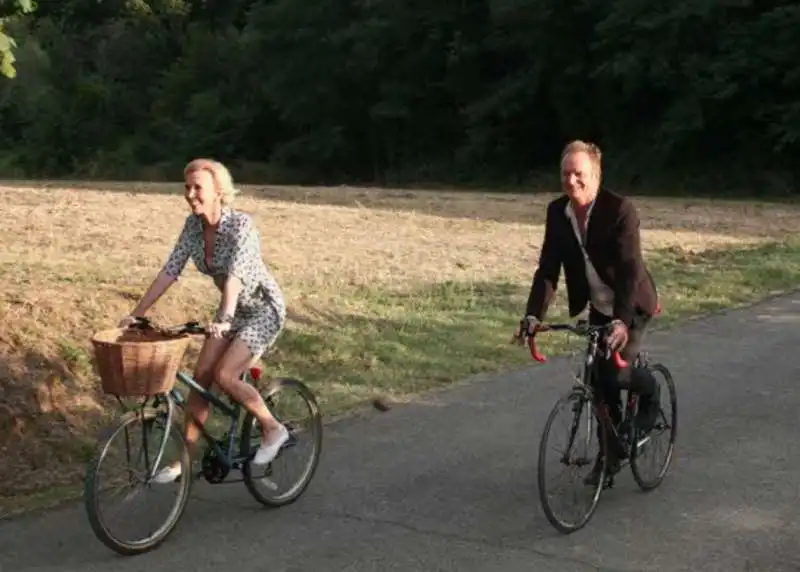 sting e la moglie  trudie styler 3