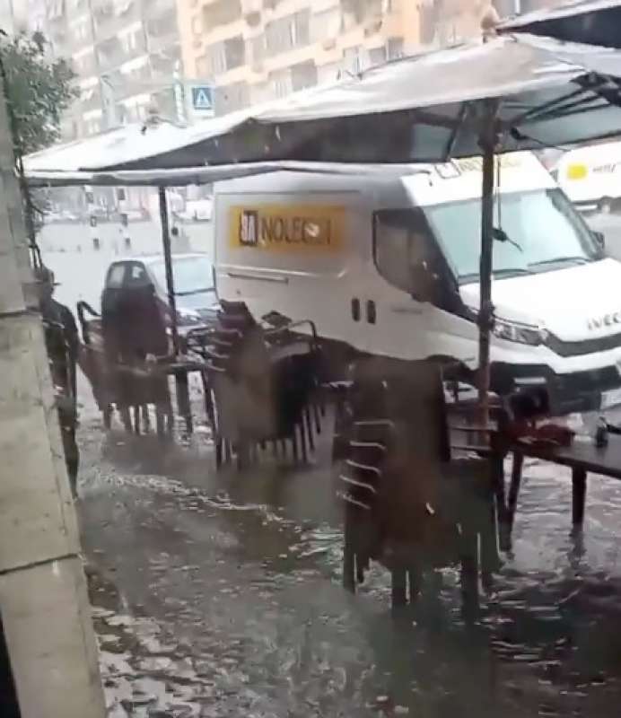 temporale e allagamenti a roma 1