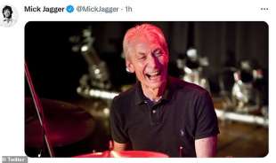 tributo di mick jagger a charlie watts