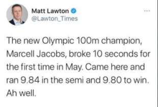 TWEET DI MATT LAWTON