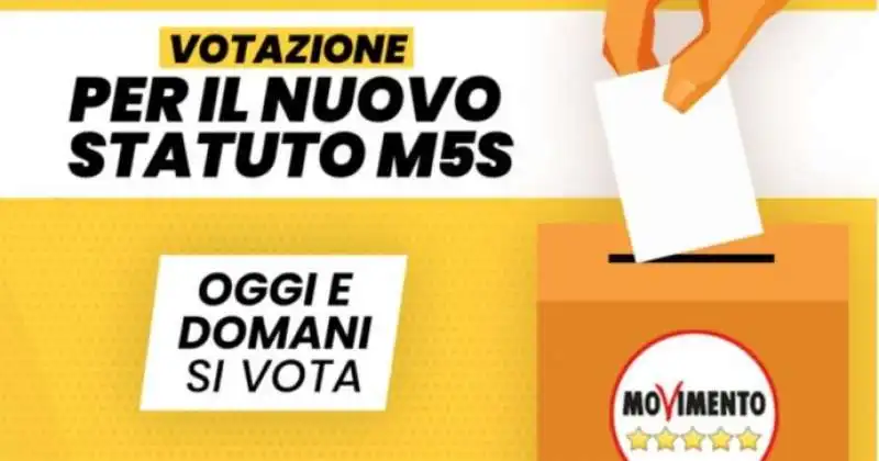 VOTO PER IL NUOVO STATUTO M5S SU SKYVOTE 