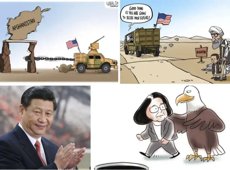 XI JINPING CINA AFGHANISTAN TAIWAN KABUL global times