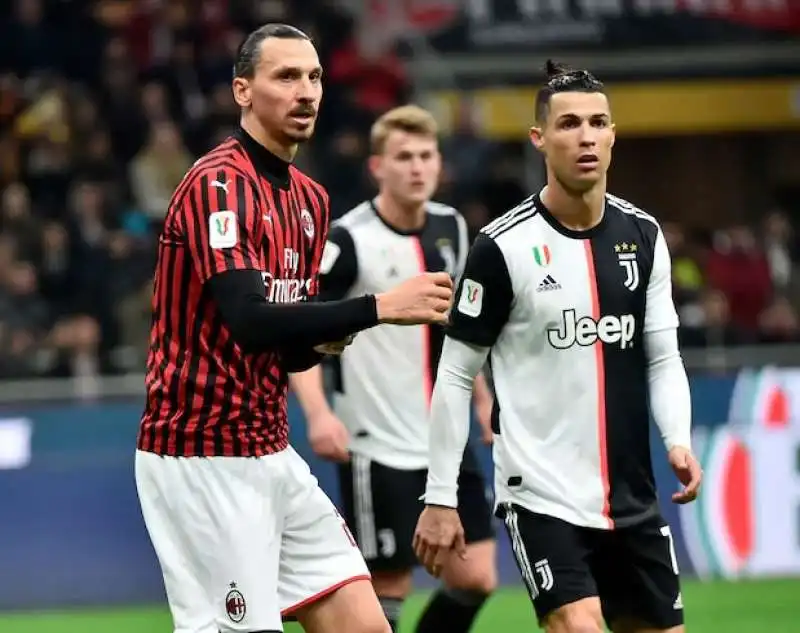 zlatan ibrahimovic e cristiano ronaldo