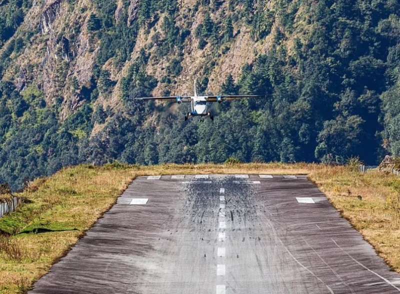 aeroporto in nepal