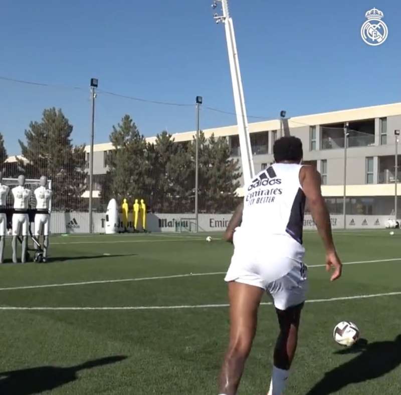 ALLENAMENTO HI TECH DEL REAL MADRID