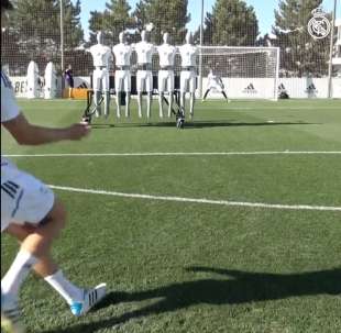 ALLENAMENTO HI TECH DEL REAL MADRID