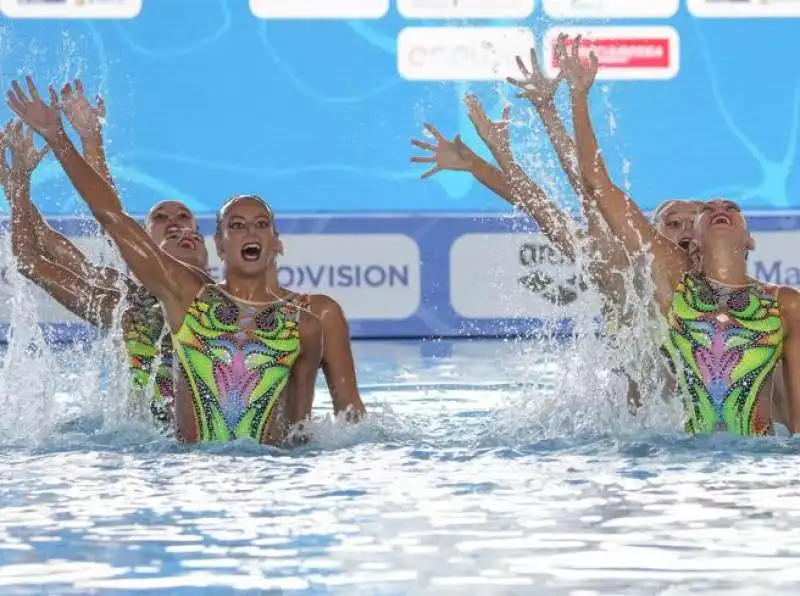 argento nel sincro agli europei di nuoto 2