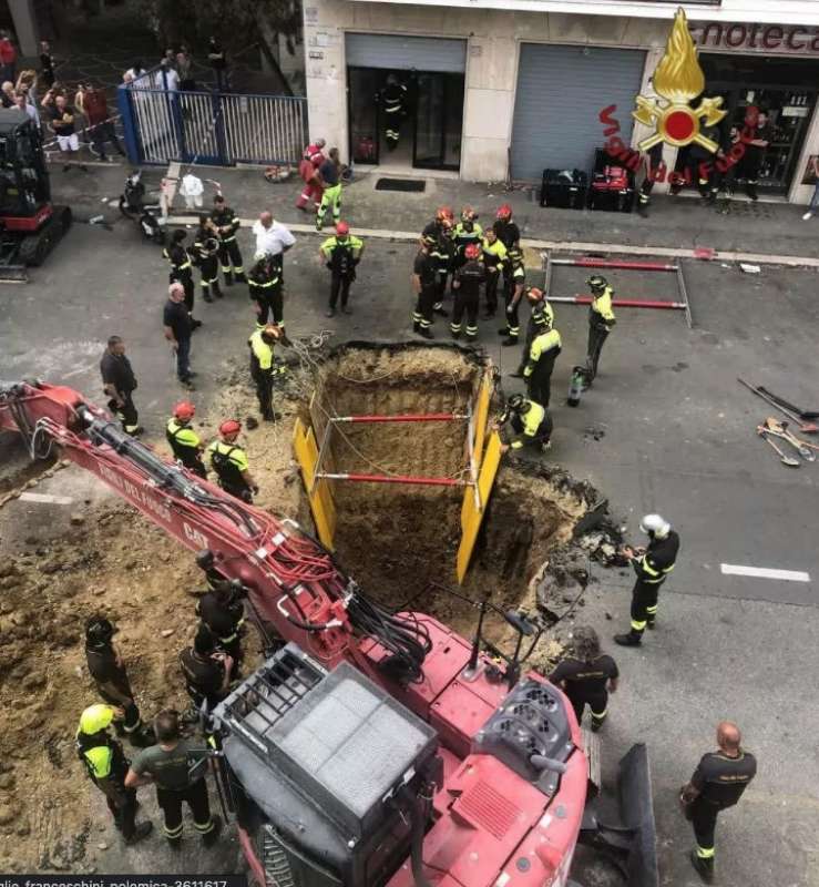 banda di ladri scava tunnel e rimane incastrata a roma 2