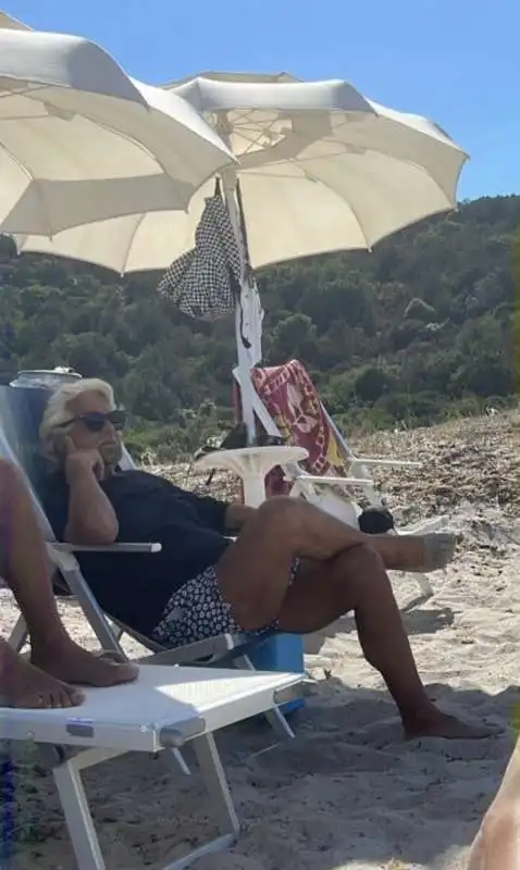 BEPPE GRILLO AL PEVERO DI PORTO CERVO