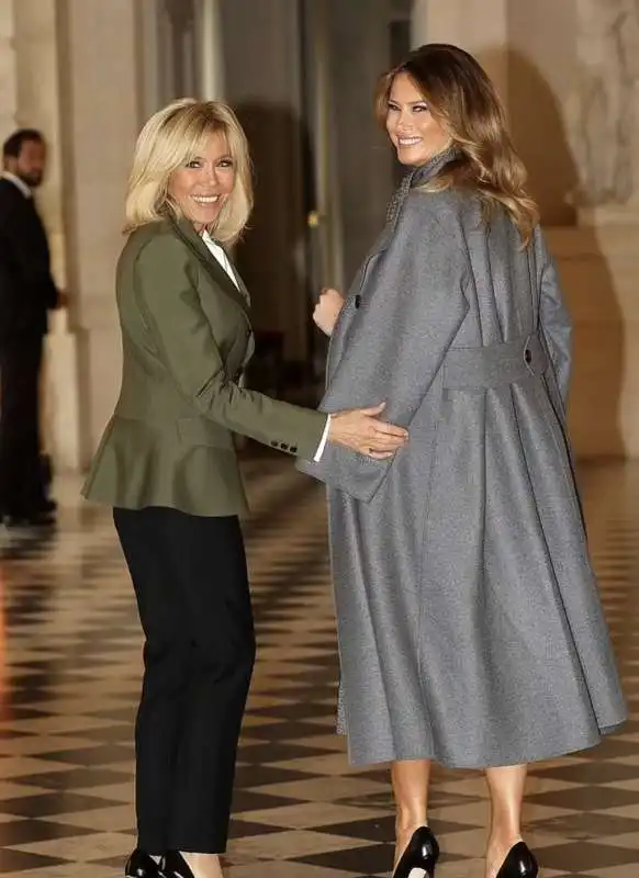 brigitte macron melania trump 