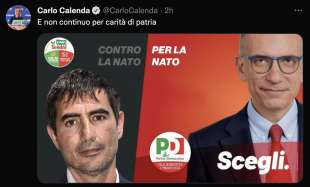 CARLO CALENDA SFOTTE ENRICO LETTA