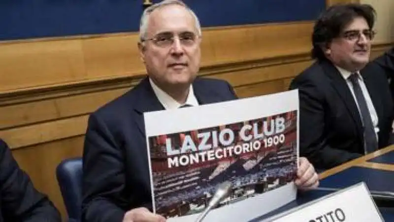 CLAUDIO LOTITO LAZIO CLUB MONTECITORIO