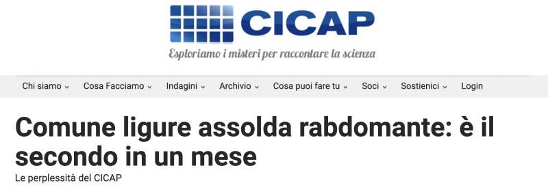 PERPLESSITA' DEL CICAP