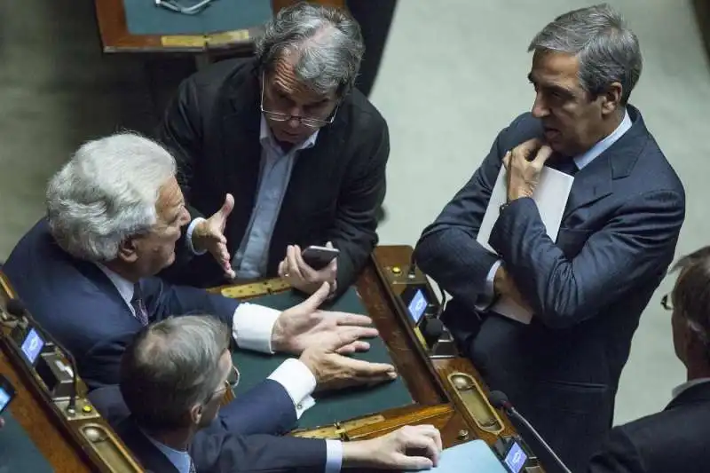 denis verdini renato brunetta niccolo ghedini 