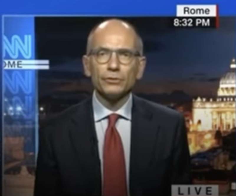 enrico letta intervistato dalla cnn 4