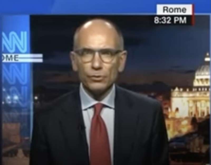 enrico letta intervistato dalla cnn 6