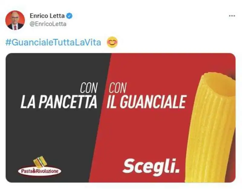 ENRICO LETTA PRESA IN GIRO SLOGAN ELETTORALE