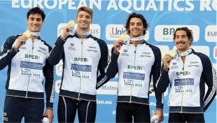 europei nuoto 4x100