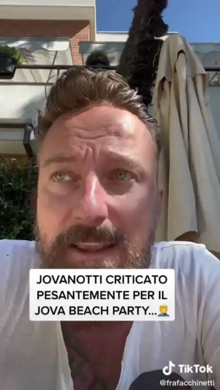 francesco facchinetti difende jovanotti dalle critiche sul jova beach party 