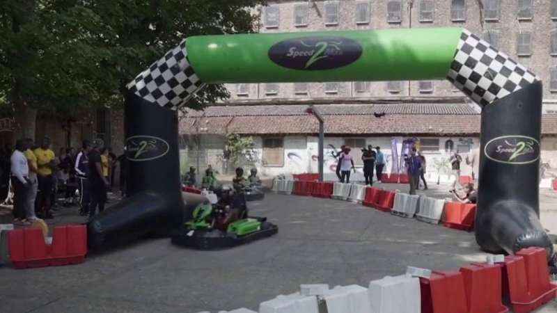 gara di go kart nel carcere di fresnes 3