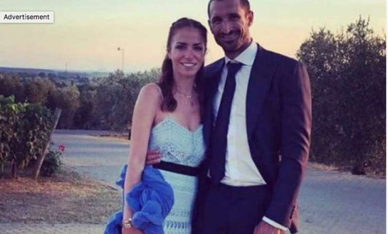 GIORGIO CHIELLINI E LA MOGLIE CAROLINA BONISTALLI