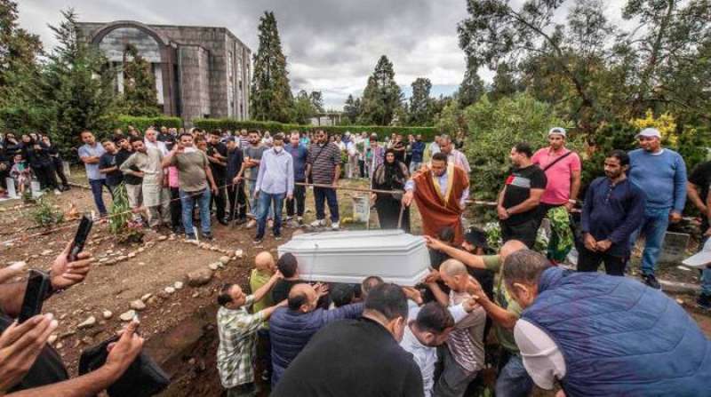 il funerale di Mohanad Moubarak