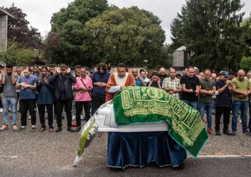 il funerale di Mohanad Moubarak