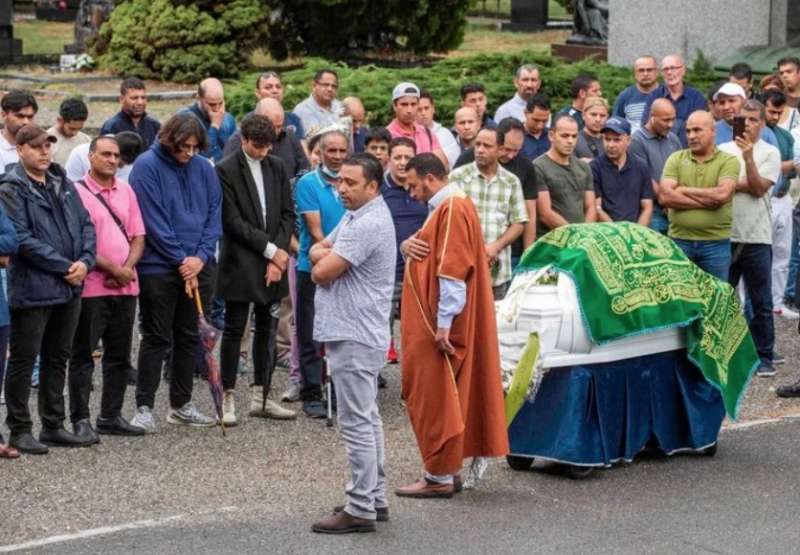 il funerale di Mohanad Moubarak