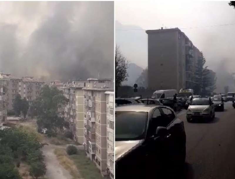 incendi a palermo 1