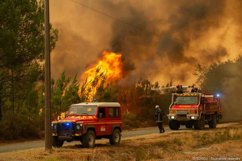 incendi francia gironda