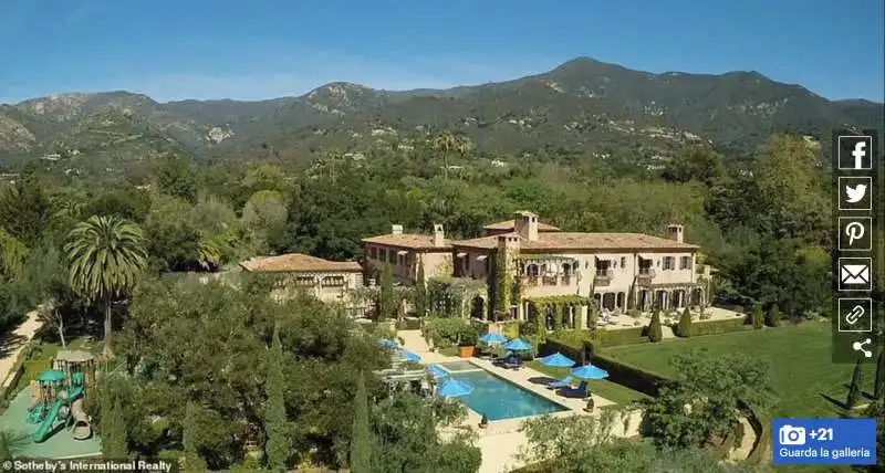 la villa californiana di Meghan Markle e Harry