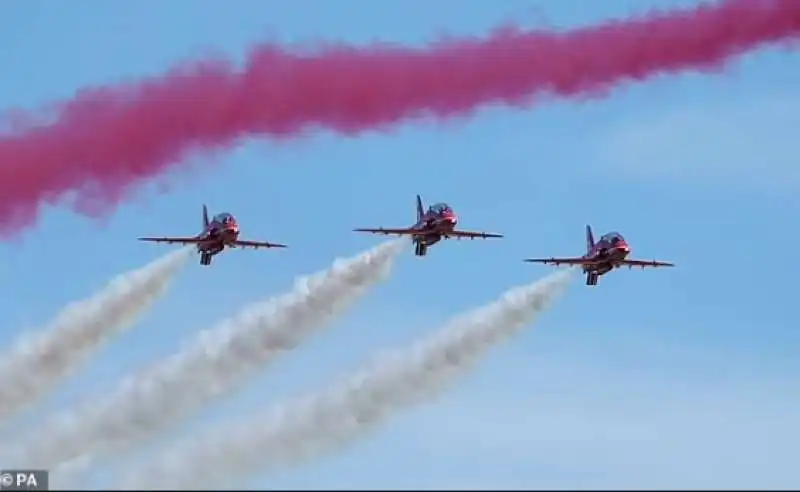 le red arrows britanniche 