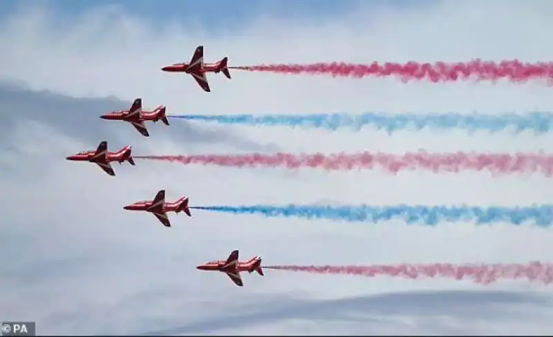 le red arrows britanniche 